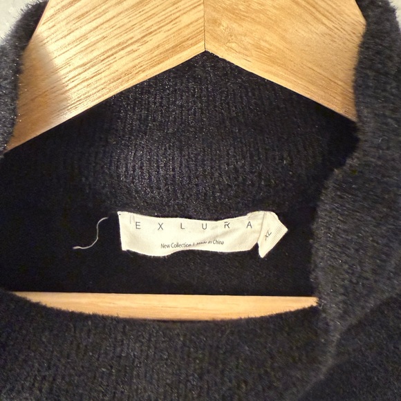Exlura Black Turtleneck Sweater Dress - Picture 2 of 3